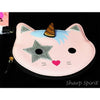 Betsey Johnson Women’s Pink Cat Unicorn Caticorn Wristlet Coin Purse Rave