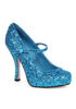 4 Glitter Mary Jane With 1Concealed Platform.