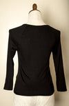 Vintage - Sweetheart Long Sleeve Stretchy Top Stretchy / Gothic / Rave / Punk L
