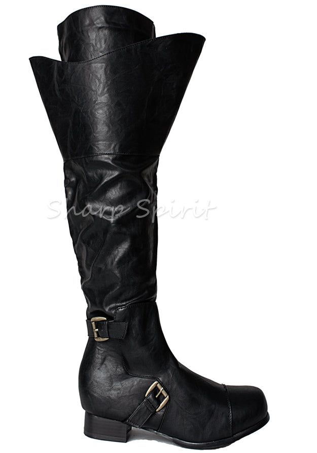 Western Cosplay Tall Mens Boots