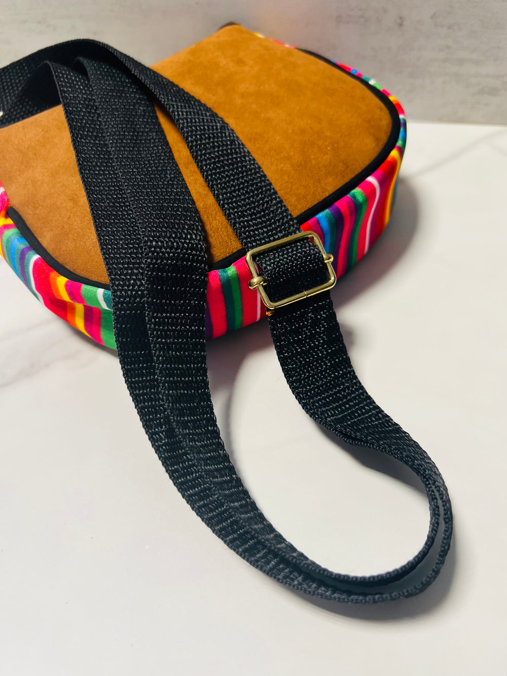 Made in Mexico Frida Kahlo Tlaquepaque Crossbody Bag Purse