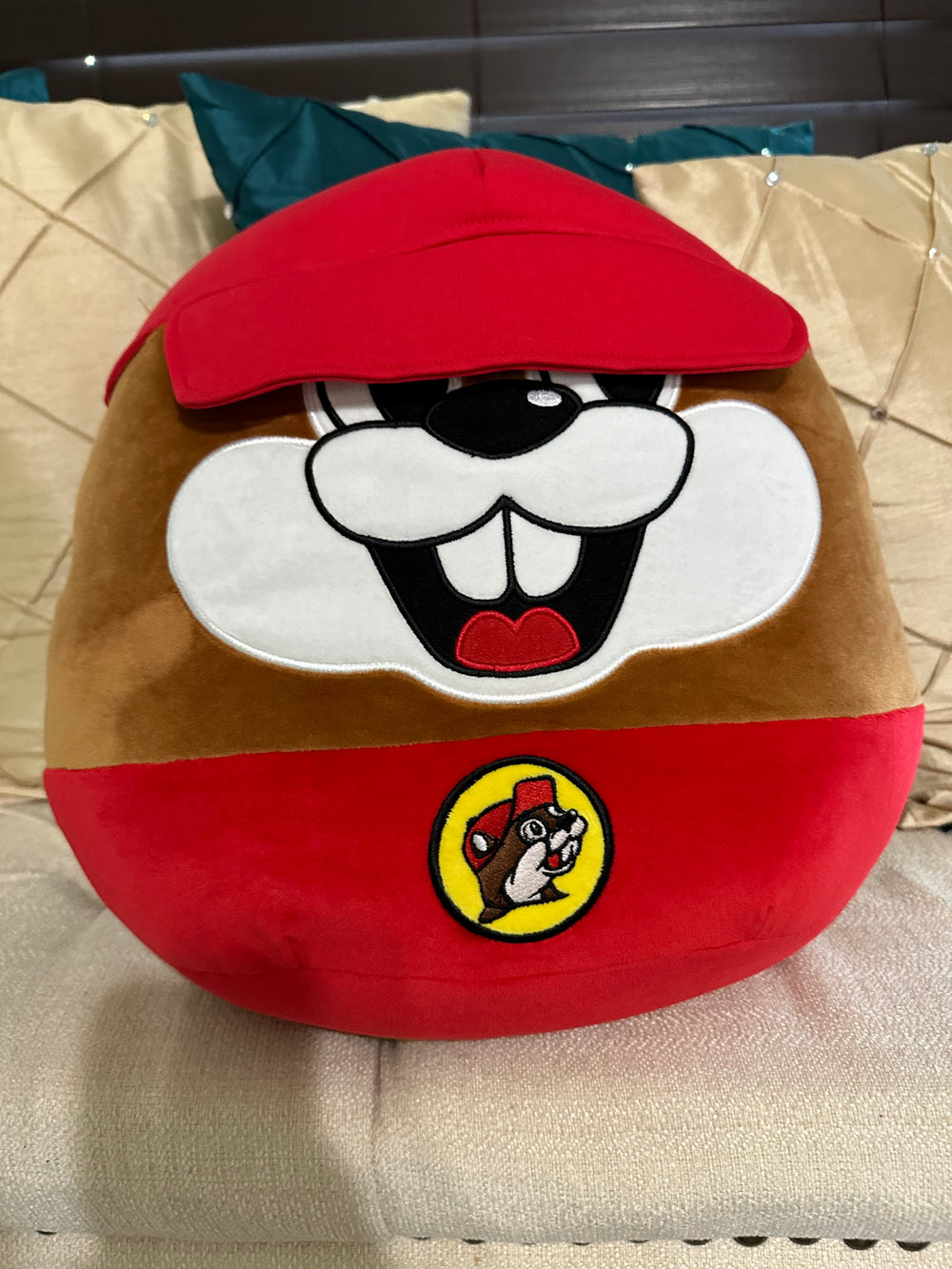 Bucees Pillow Home Decor Collectible Plush Cuddle And Soft Squishy Buc-ee’s