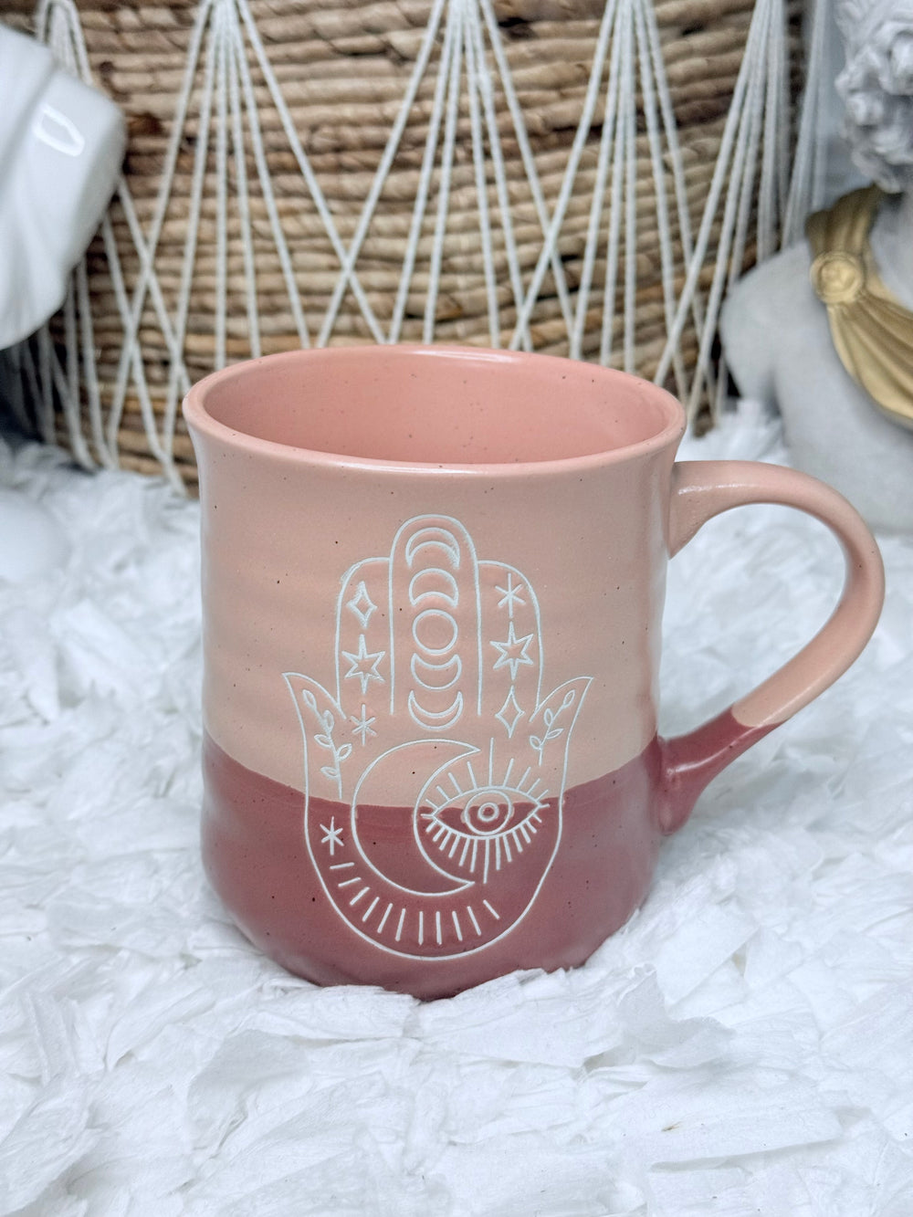 Spiritual All Seeing Eye Hamsa Mug Dishwasher & Microwave Safe