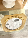 Rachel Zoe Bow & Ribbon Picture Frame Vintage Hollywood Regency Style 5x7 Oval Octagon Design ~ Victorian