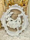 Set of 2 Colonial Couple Wall Art Plaques Home Decor ~Shabby Chic ~ Boho ~ Victorian ~ Courting