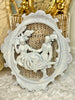 Set of 2 Colonial Couple Wall Art Plaques Home Decor ~Shabby Chic ~ Boho ~ Victorian ~ Courting