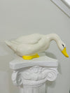 Vintage Goose Duck Planter Shelf Sitter Ceramic Plant Holder Figurine Sculpture Farmhouse Home Decor