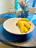 Made in Portugal White Ceramic Round Fruit Bowl Holder - Large