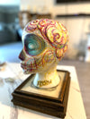 Handmade OOAK Mannequin Foam Head Dia De Los Muertos Zombie Halloween Home Decor