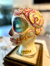 Handmade OOAK Mannequin Foam Head Dia De Los Muertos Zombie Halloween Home Decor