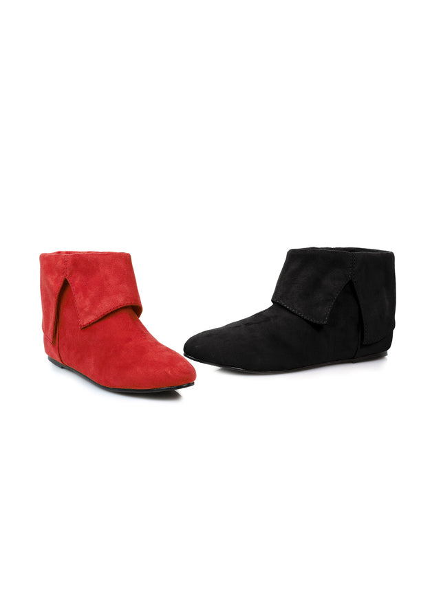 0 Microfiber Boot.(Blk-Left Red-Right)