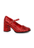 3 Heel Mary Jane Glitter Shoes.