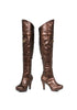 4 Inch Womens Thigh High Boot