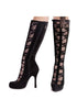 4 Knee High Boot With Lace. 