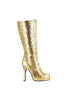 4 Knee-High Boot with Glitter. Womens.