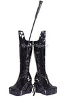4.5 Heel Knee High Boot With Whip