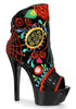 Day of The Dead Colorful Boots