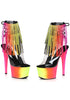 7 Platform Heel W/Fringe