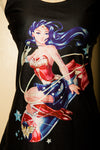 Handmade Wonder Woman Cosplay Rave Tank Top Sleeveless Top Size Large