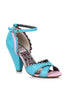 4 Open Toe Heel With Scallop Detail