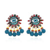 All Seeing Evil Eye Rhinestone Dangling Earrings
