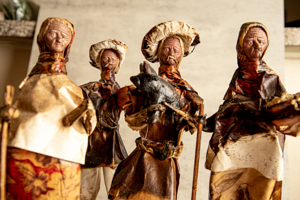 Made in Mexico Paper Mache Mexican Folk Decorative Figurines Home Decor