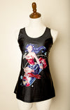 Handmade Wonder Woman Cosplay Rave Tank Top Sleeveless Top Size Large