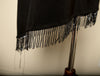 Vintage - Dress with Neck and Back Tie Flapper Style w/ Fringe at the Bottom L