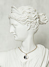Ying and Yang Pendant Necklace in Gold