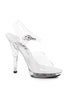 5 Heel Clear Sandal.
