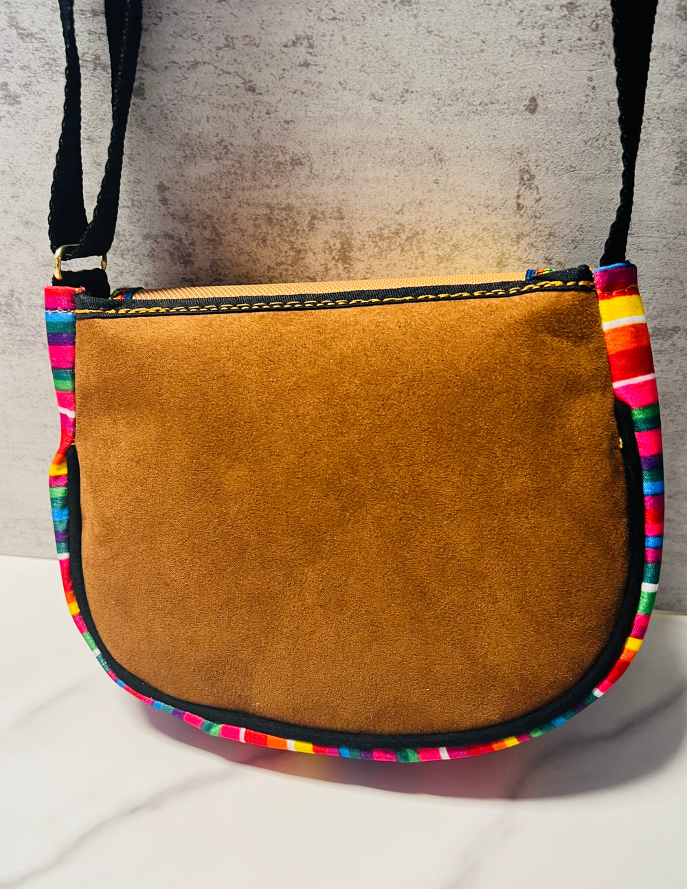 Made in Mexico Frida Kahlo Tlaquepaque Crossbody Bag Purse