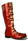 Red & Gold Super Hero Robot Man Boots