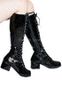 Retro Gogo Lace Up Boots