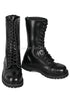 Basic Military Style Mid-Calf Lace Up Rave Boots